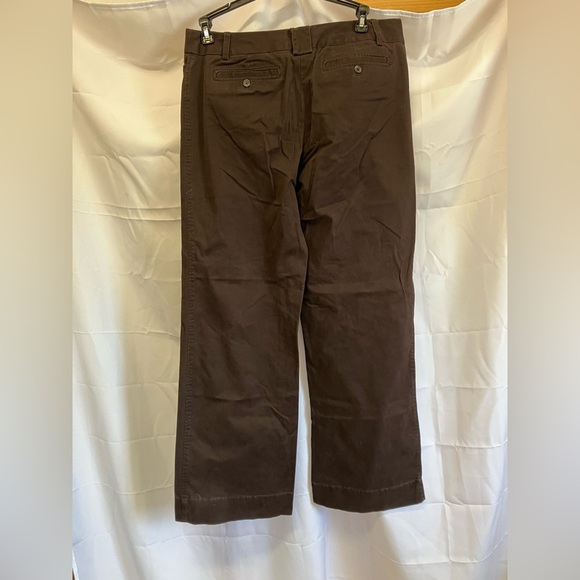 George Dark Brown Cotton-Blend Pants - Picture 2 of 3
